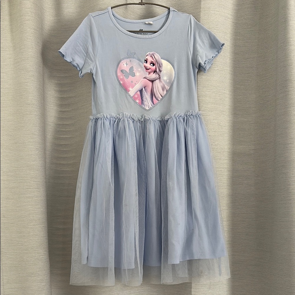 H&M / Disney Blue Flutter Sleeve Sundress
